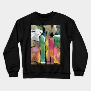 Three women at the Market Crewneck Sweatshirt